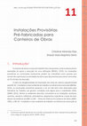 Research paper thumbnail of Instalações Provisórias Pré-fabricadas para Canteiros de Obras