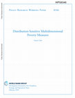 Research paper thumbnail of Distribution-Sensitive Multidimensional Poverty Measures