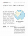 Research paper thumbnail of Geopolynomics and Japan: Asia-Pacific Policy Prescriptions