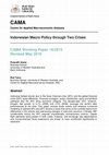 Research paper thumbnail of Indonesian Macro Policy Through Two Crises