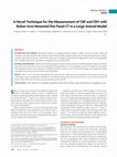 Research paper thumbnail of A Novel Technique for the Measurement of CBF and CBV with Robot-Arm-Mounted Flat Panel CT in a Large-Animal Model