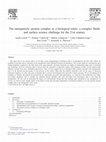 Research paper thumbnail of The nanoparticle–protein complex as a biological entity; a complex fluids and surface science challenge for the 21st century