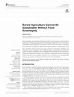 Research paper thumbnail of Boreal Agriculture Cannot Be Sustainable Without Food Sovereignty