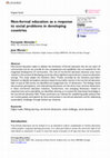 Research paper thumbnail of Non-formal education as a response to social problems in developing countries