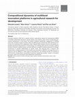 Research paper thumbnail of Compositional dynamics of multilevel innovation platforms in agricultural research for development