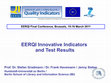 Research paper thumbnail of EERQI Innovative Indicators and Test Results