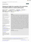 Research paper thumbnail of Paleogenomic insights into cooperation in the ancient Andes from positive selection on oxytocin pathway genes