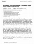 Research paper thumbnail of Peer Review #1 of "Strategies of elite Chinese gymnasts in coping with landing impact from backward somersault (v0.1)