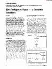 Research paper thumbnail of The periapical space--a dynamic interface