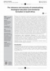 Research paper thumbnail of The relevance and necessity of contextualising theological education and ministerial formation in South Africa