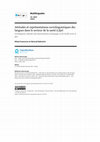 Research paper thumbnail of Attitudes et représentations sociolinguistiques des langues dans le secteur de la santé à Jijel