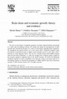 Research paper thumbnail of Brain drain and economic growth: theory and evidence