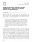 Research paper thumbnail of Assembly rules of ectoparasite communities across scales: Combining patterns of abiotic factors, host composition, geographic space, phylogeny and traits