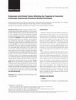 Research paper thumbnail of Endoscopic and Clinical Factors Affecting the Prognosis of Colorectal Endoscopic Submucosal Dissection-Related Perforation