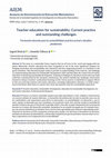 Research paper thumbnail of Teacher education for sustainability: Current practice and outstanding challenges Formación docente para la sostenibilidad: práctica actual y desafíos pendientes