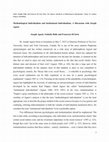 Research paper thumbnail of Methodological Individualism and Institutional Individualism: A Discussion with Joseph Agassi