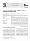 Research paper thumbnail of Nickel differentially affects NMDA receptor channels in developing cultured rat neurons