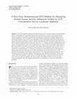 Research paper thumbnail of A Real-Time Bioluminescent HTS Method for Measuring Protein Kinase Activity Influenced Neither by ATP Concentration Nor by Luciferase Inhibition