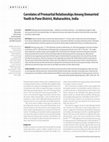 Research paper thumbnail of HIV Correlates of Premarital Relationships Among Unmarried Youth in Pune District, Maharashtra, India