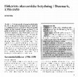 Research paper thumbnail of Fiskeriets økonomiske betydning i Danmark 1350 1650