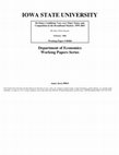 Research paper thumbnail of Do Entry Conditions Vary over Time? Entry and Competition in the Broadband Market: 1999-2003