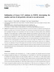 Research paper thumbnail of Sublimation of frozen CsCl solutions in ESEM: determining the number and size of salt particles relevant to sea-salt aerosols