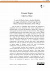 Research paper thumbnail of Cesare Segre, <i>Opera critica</i>