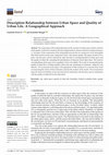 Research paper thumbnail of Description Relationship between Urban Space and Quality of Urban Life. A Geographical Approach