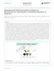 Research paper thumbnail of Genotyping and differential bacterial inhibition of Batrachochytrium dendrobatidis in threatened amphibians in Costa Rica