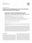 Research paper thumbnail of Persistent Unresolved Inflammation in the Mecp2-308 Female Mutated Mouse Model of Rett Syndrome