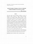 Research paper thumbnail of Special investigative techniques in Somalia