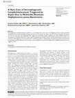 Research paper thumbnail of A Rare Case of Hemophagocytic Lymphohistiocytosis Triggered by Sepsis Due to Methicillin-Resistant Staphylococcus aureus Bacteremia