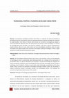 Research paper thumbnail of Tecnologia, Política e Filosofia em Álvaro Vieira Pinto