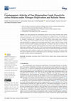 Research paper thumbnail of Carotenogenic Activity of Two Hypersaline Greek Dunaliella salina Strains under Nitrogen Deprivation and Salinity Stress