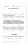 Research paper thumbnail of The Internet and Epistemic Agency