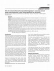 Research paper thumbnail of Role of contrast enhanced computed tomography in assessing cervical lymph node metastases in oral cavity squamous cell carcinoma