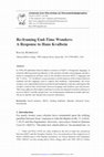 Research paper thumbnail of Re-framing End-Time Wonders: A Response to Hans Kvalbein