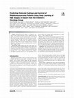 Research paper thumbnail of Data from Predicting Molecular Subtype and Survival of Rhabdomyosarcoma Patients Using Deep Learning of H&amp;E Images: A Report from the Children's Oncology Group