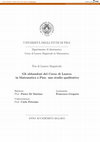 Research paper thumbnail of Gli abbandoni del Corso di Laurea in Matematica a Pisa: uno studio qualitativo