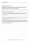 Research paper thumbnail of Modulation of neuronal cell affinity of composite scaffolds based on polyhydroxyalkanoates and bioactive glasses