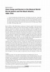 Research paper thumbnail of Slave Songs and Racism in the Musical World: Rio de Janeiro and the Black Atlantic, 1880–1910