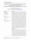 Research paper thumbnail of Implementasi Akad Tabarru’ pada Produk Asuransi Jiwa Syariah Perspektif Hukum Islam (Studi Kasus Produk Prucinta di PT Prudential Sharia Life Assurance)