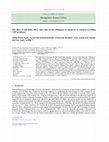 Research paper thumbnail of The effect of soft skills, ethics, and value on the willingness of employers to continue recruiting UMT graduates