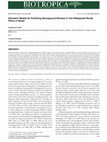 Research paper thumbnail of Allometric Models for Predicting Aboveground Biomass in Two Widespread Woody Plants in Hawaii