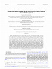 Research paper thumbnail of Weather and Climate Variability May Be Poor Proxies for Climate Change in Farmer Risk Perceptions