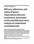 Research paper thumbnail of Efficacy, adherence, and safety of latent Tuberculosis infection treatments. Systematic review and Network meta-analysis of randomized controlled trials