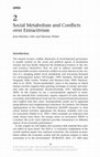 Research paper thumbnail of Social Metabolism and Conflicts over Extractivism