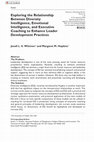 Research paper thumbnail of Exploring the Relationship Between Diversity Intelligence, Emotional Intelligence, and Executive Coaching to Enhance Leader Development Practices