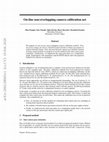 Research paper thumbnail of On-line non-overlapping camera calibration net