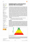 Research paper thumbnail of Transitioning towards a circular bioeconomy in South Africa: Who are the key players?